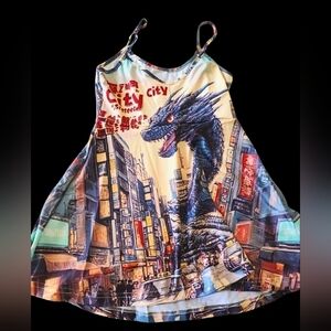 Dragon Print Dress NEW